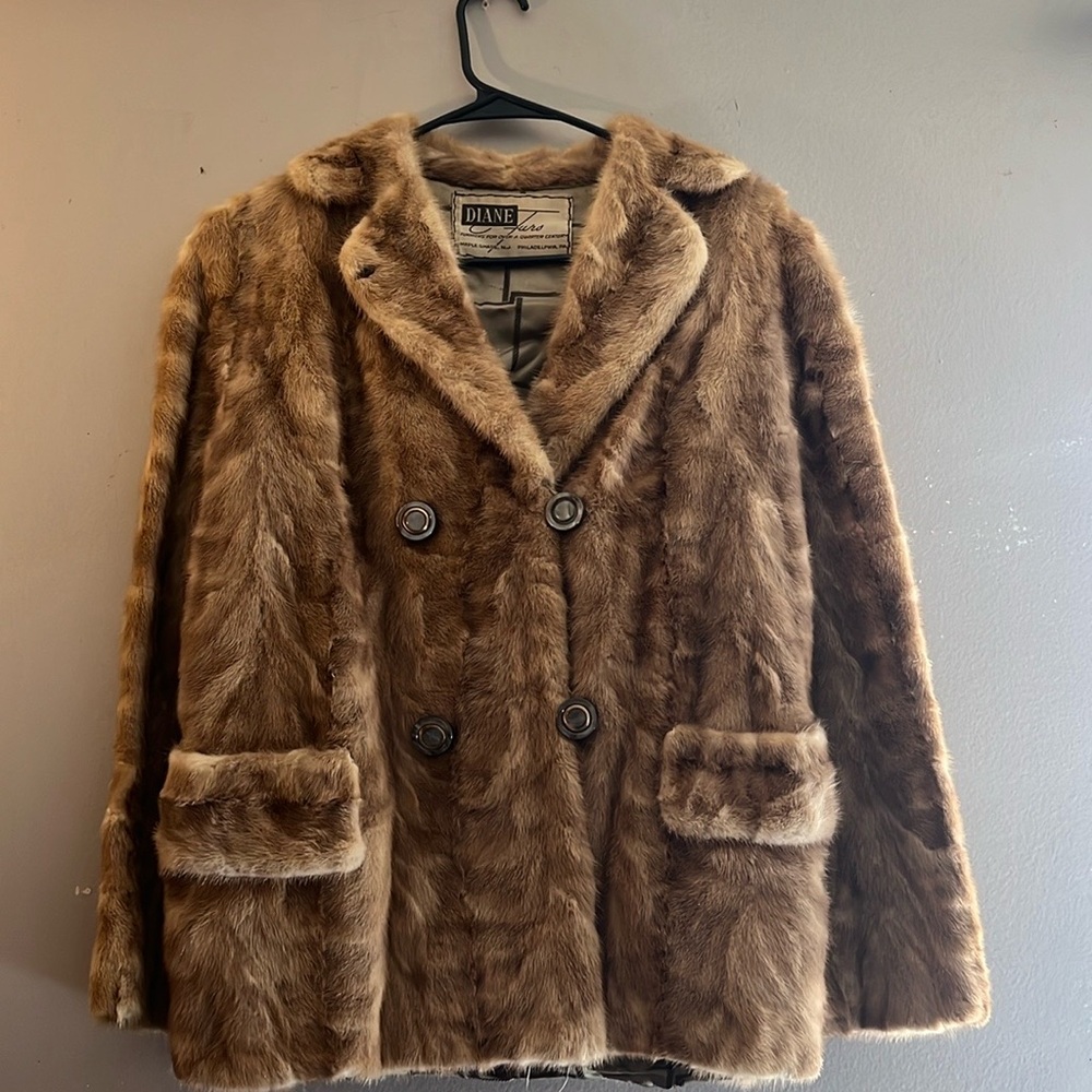 Genuine Mink Fur Coat